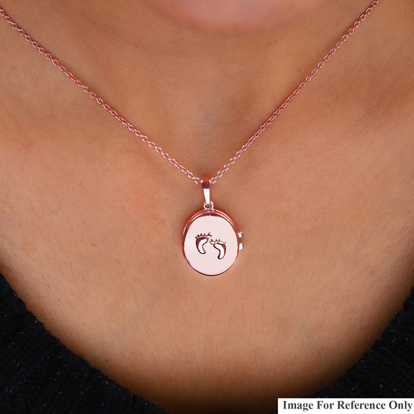 Rose Gold Overlay Sterling Silver Pendant