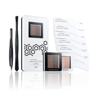 Beautiful Brows: Duo Brow Kit - Light/Medium with Free Trimmer