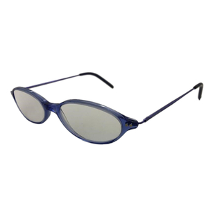 BURBERRY Oval Eyeglasses in Light Blue with 3 Dioptre