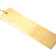 Personalized Rectangular Bookmark in Gold Tone