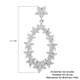 Lustro Stella Platinum Overlay Sterling Silver Cluster Pendant Made with Finest CZ 3.61 Ct.