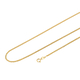 Italian Made Close Out- ILIANA 18K Yellow Gold Spiga Necklace (Size - 20) With Spring Clasp, Gold Wt