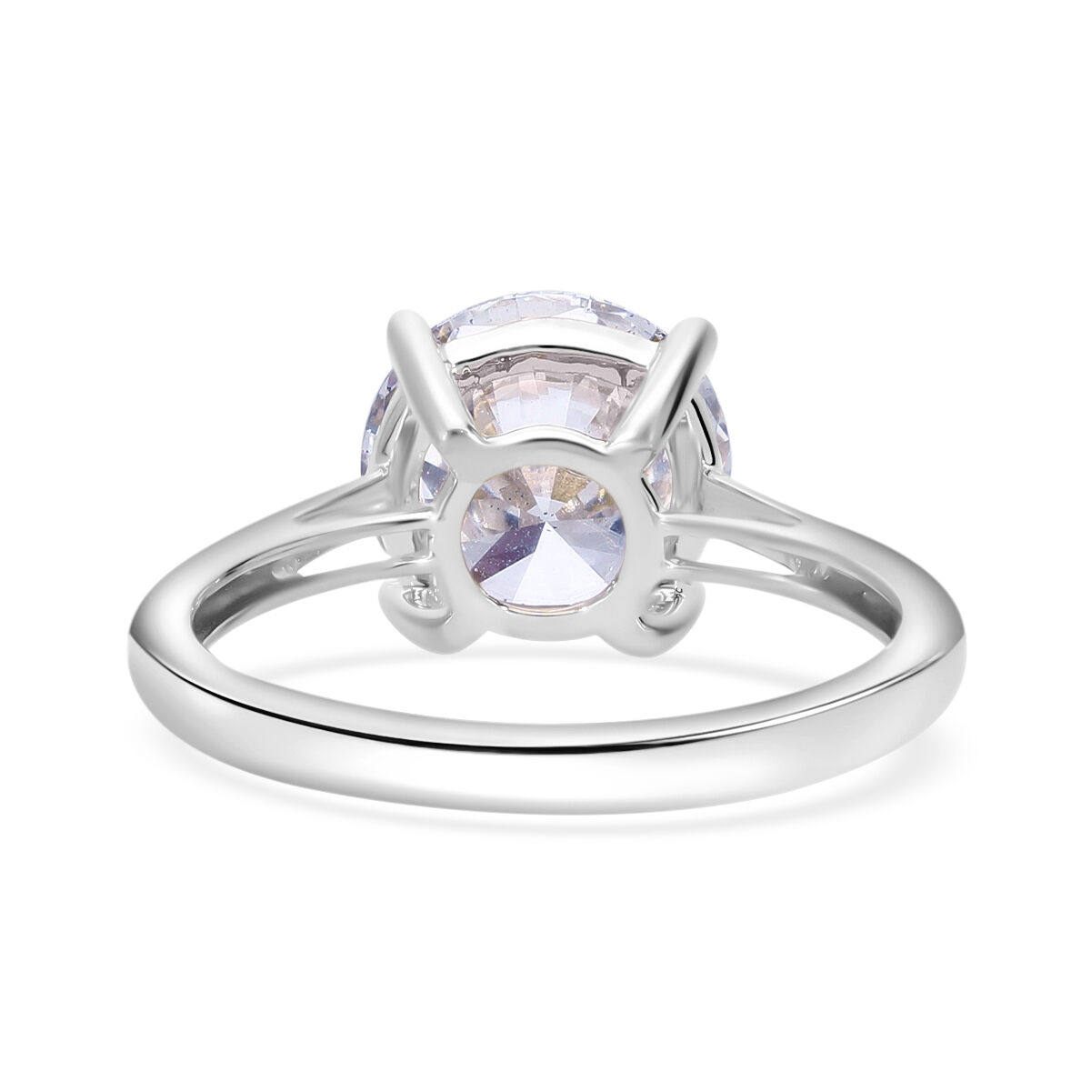 Luxuriant Diamond 950 Platinum IGI Certified Round Lab Grown Diamond Ring 3.00 Ct.