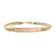 Royal Bali Collection - Close Out 9K Yellow Gold Greek Key Bracelet (Size 7.5) with Lobster Clasp, G