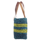 Handmade Sabai Grass Veg Bucket Bag (Size 41x23x14 Cm) - Green
