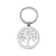 Tree of Life Key Chain in Silver Tone