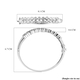 Artisan Crafted Polki Diamond Bangle (Size 7.5) in Platinum Overlay Sterling Silver 4.00 Ct, Silver wt 20.80 Gms