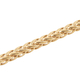 9K Yellow Gold Diamond Cut Triple Spiga Necklace  (Size 32), Gold wt 7.10 Gms