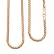 9K Yellow Gold Spiga Necklace (Size - 20) With Lobster Clasp, Gold Wt. 4.90 Gms