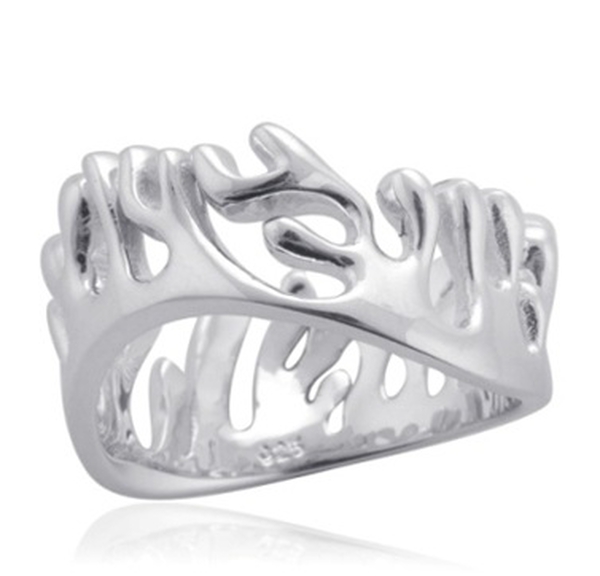 LucyQ Full Ocean Ring in Sterling Silver 6.00 Gms.