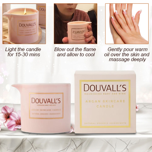 Douvalls: Argan Pouring Candle - Forbidden Spices - 48Hr Burn Time