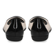 CAPRICE Ballerina Leather Pump (Size 4) - Black & Beige