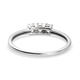 Lustro Stella Sterling Silver Ring Made with Finest CZ
