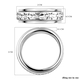 Artisan Crafted Platinum Overlay Sterling Silver Fleur De Lis Spinner Ring