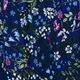 LA MAREY 100% Rayon Floral Printed Maxi Dress (Size - M) - Blue