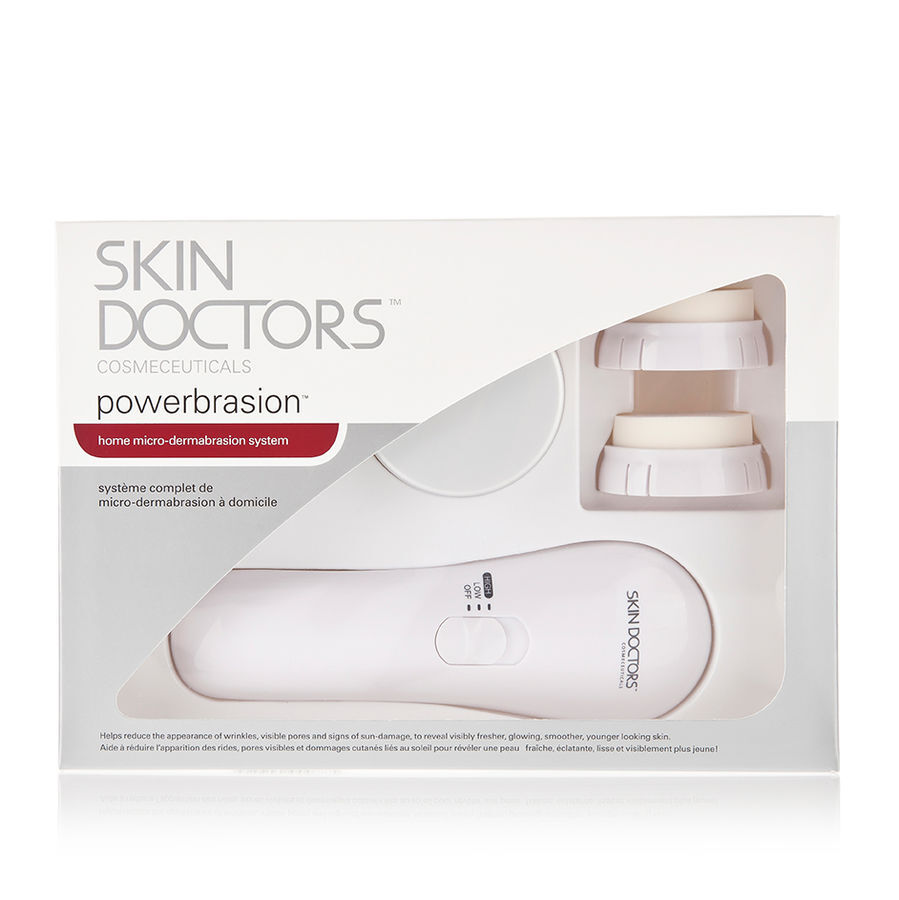 SKIN DOCTORS- Powerbrasion Kit - Hand held accelerator unit, 2 replacement heads, Gamma Hydroxy 50ml
