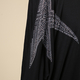 Nova of London Diamante Star Long Sleeve Jersey Top (Free Size/Length-72Cm) - Black