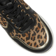 Lotus Stressless Black Leather & Leopard Sabina Casual Trainers (Size 6)