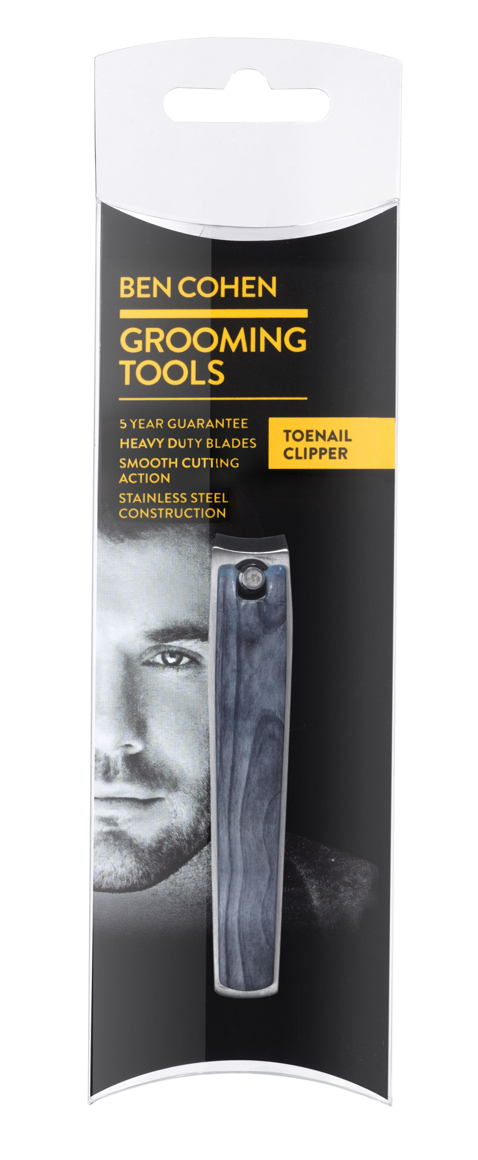 Ben Cohen 3 Piece Travel Kit- Toenail Clipper, Tweezer and 3 Way Nail Buffer