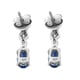 Kashmir Kyanite and Natural Cambodian Zircon Earrings (with Push Back) in Platinum Overlay Sterling Silver 1.53 Ct.