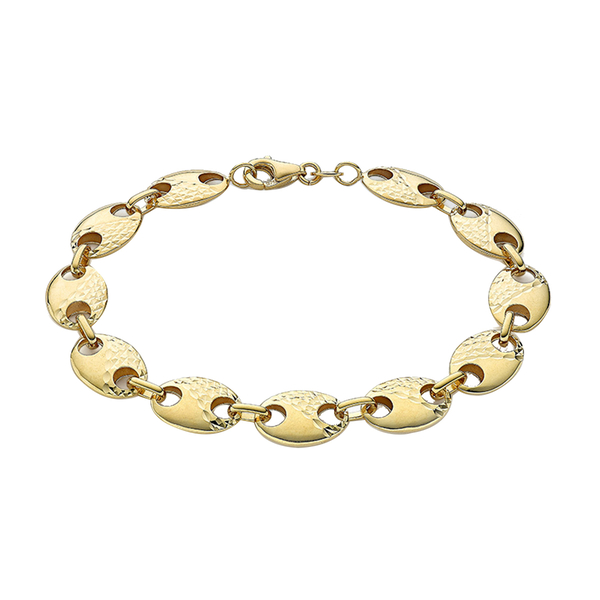 Hatton Garden- 9K Yellow Gold Mariner Link Bracelet (Size - 7.25) with Lobster Clasp, Gold Wt. 5.50 