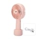 2 in 1 Mist Spray Fan with Detachable Base (Size 20x11x4 cm) - Pink -  USB Charged