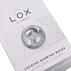 Connoisseurs LOX Secure Earring Backs - Set of Two Pcs Push Set in Silver Tone.