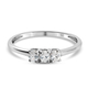 Lustro Stella Sterling Silver Ring Made with Finest CZ