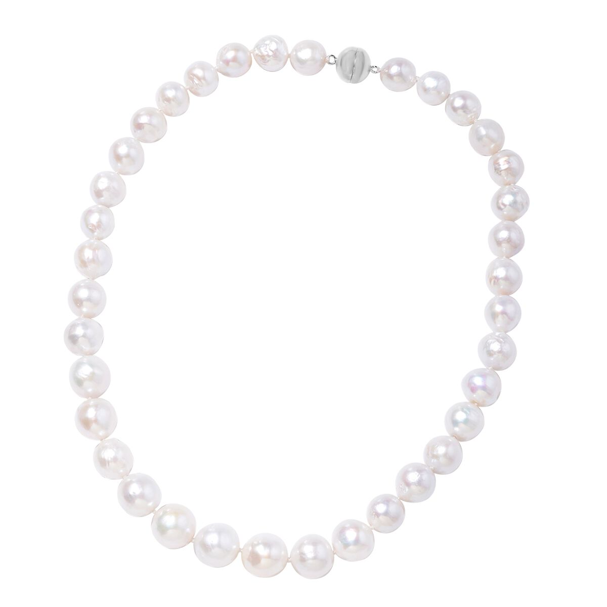 Magnetic white and pink Pearl Necklaces Faux Pearl 18" healing power magnet new