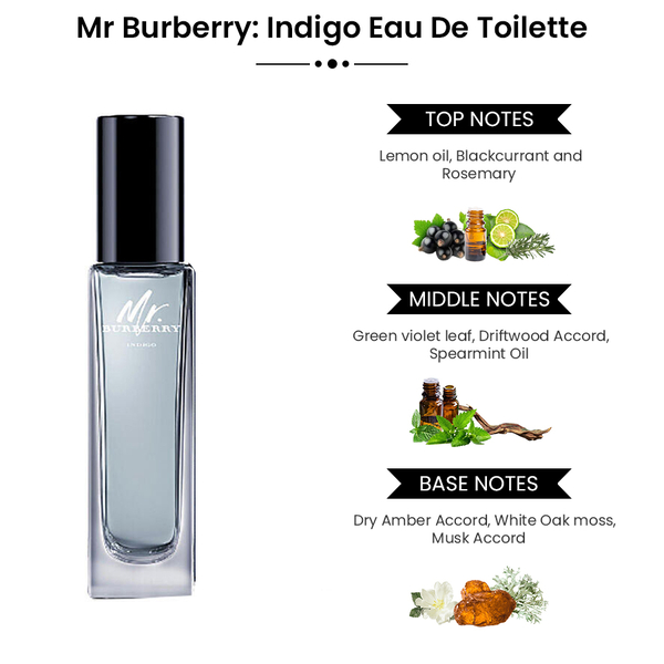 Mr Burberry: Indigo Eau De Toilette - 30ml & Mr Burberry Indigo Face Moisturiser - 75ml