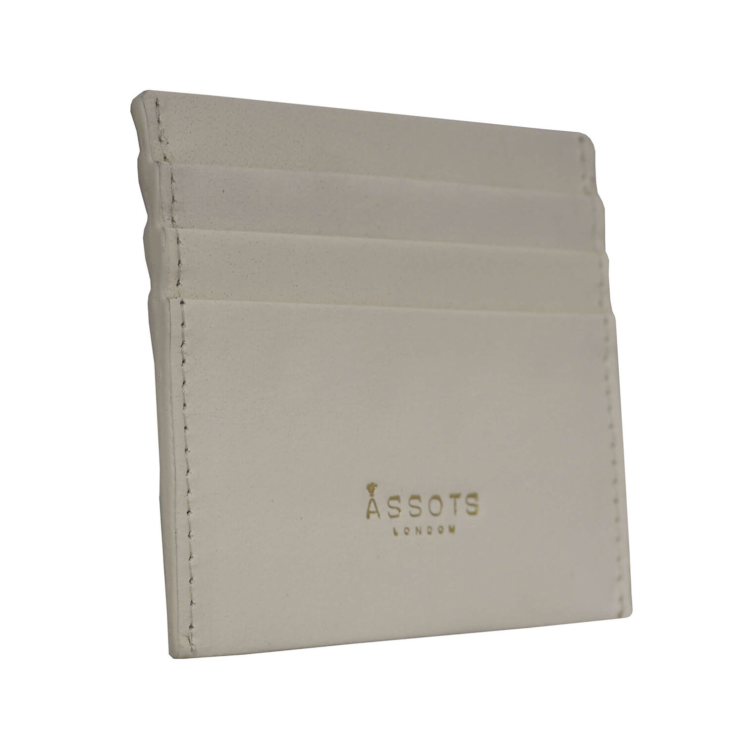 ASSOTS LONDON 2 Piece Set - ADELA Genuine Smooth Leather Tote Bag (31x9.5x26.5cm) & Matching RFID FANN Cardholder (10x8cm) - Ice Grey