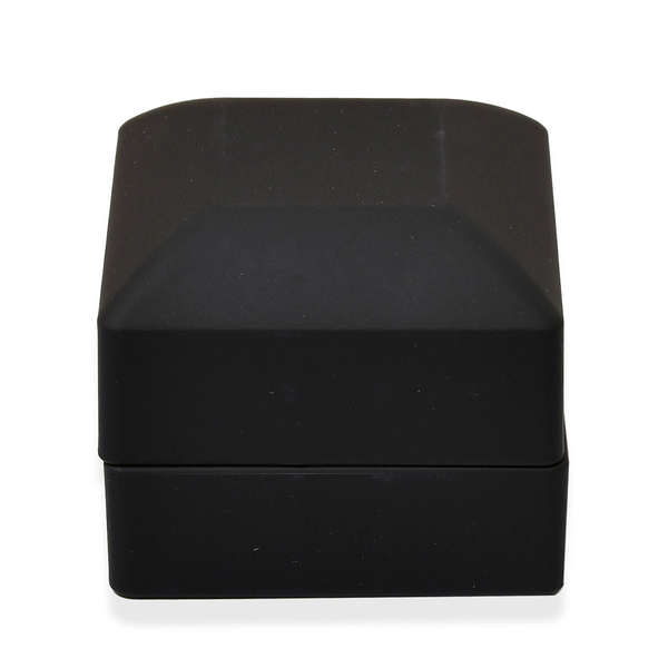 Portable Solid LED Light Ring Box (Size 6x6x5Cm) - Black