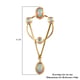 Ethiopian Welo Opal and Natural Cambodian Zircon Dangling Earrings (with Push Back) in Yellow Gold Overlay Sterling Silver 1.56 Ct, Silver wt. 5.20 Gms