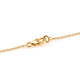 14K Gold Overlay Sterling Silver Necklace (Size 20), Silver wt 6.06 Gms