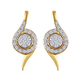 RACHEL GALLEY Embrace Collection - 9K Yellow Gold SGL Certified Diamond (I1/G-H) Earrings (With Push