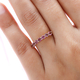 One Time Deal 9K Yellow Gold Rubellite Ring