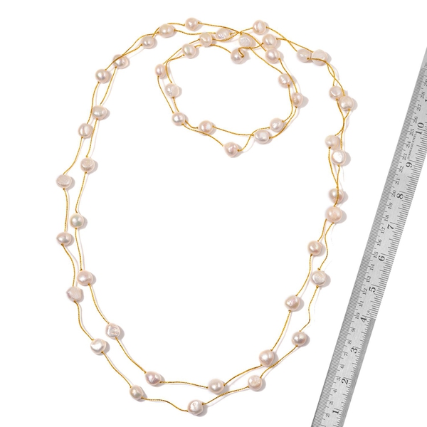 Fresh Water White Pearl Necklace (Size 100) 465.000 Ct.