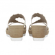 Lotus Catania Wedge Sandals- White