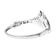 Lucy Q Flame Collection - Rhodium Overlay Sterling Silver Bangle (Size 7.5)