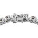 Lustro Stella Fuchsia Crystal Bracelet (Size 7.5) in Silver Tone