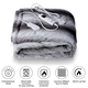 Electric Faux Fur Fleece Sherpa Throw with Detachable Connector (Size 160x130cm) -  Light Grey