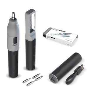 3 in 1 Portable Multibank Tool Set 2200mah (Includes Mini Precision Screwdriver, Charging Electronic