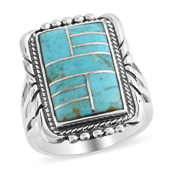Santa Fe Collection - Turquoise Ring in Sterling Silver