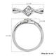 RACHEL GALLEY 950 IGI Certified White Platinum Diamond (VS/E-F) Ring 0.23 Ct.