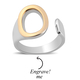 Personalised Engravable Initial O Ring