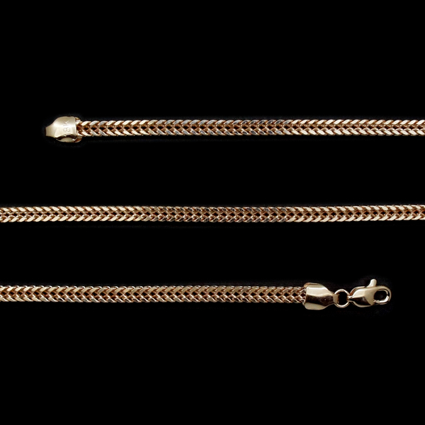 18K Rose Gold Chain (Size 20), Gold wt 11.00 Gms.