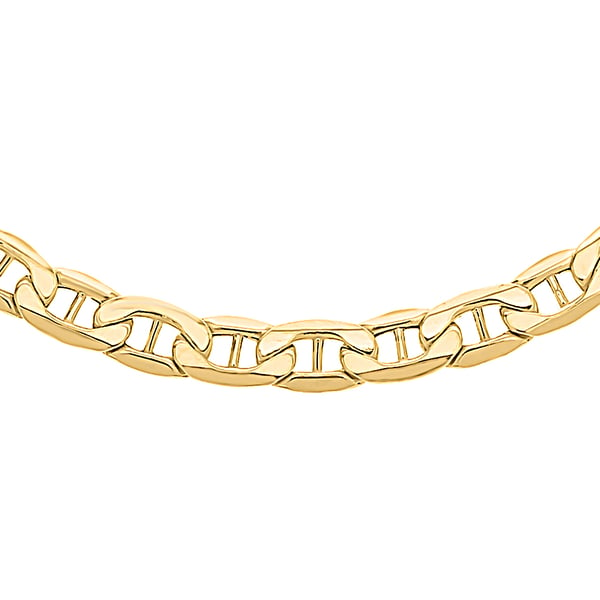 Hatton Garden Close Out - 9K Yellow Gold Rambo Necklace (Size - 20) with Lobster Clasp, Gold Wt. 11.