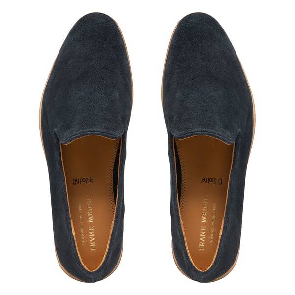 FRANK WRIGHT Tarn Suede Shoe (Size 7) - Navy