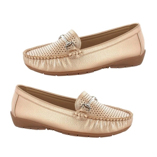 Ella Betty Loafer in Rose Gold Colour