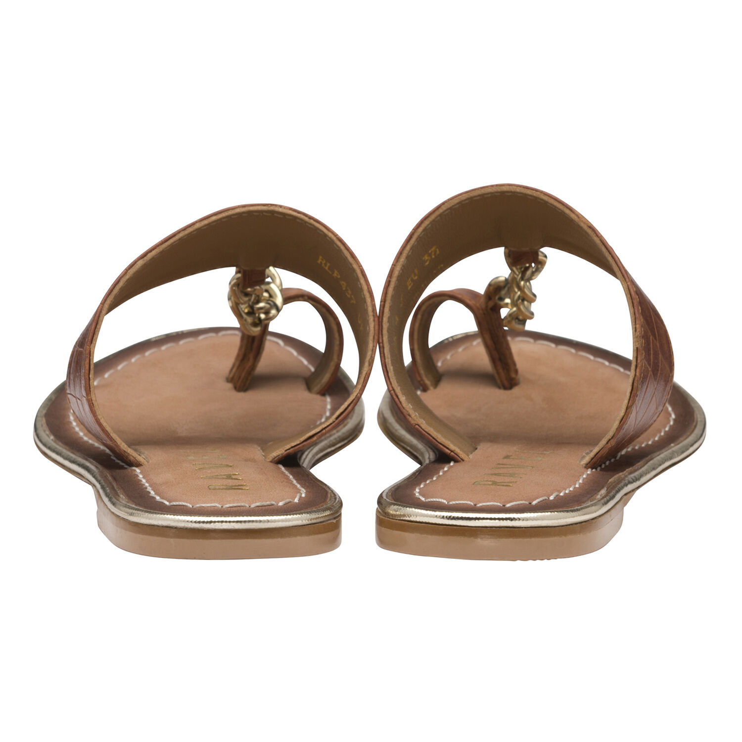Ravel Taree Leather Mule Sandals (Size 7) - Tan